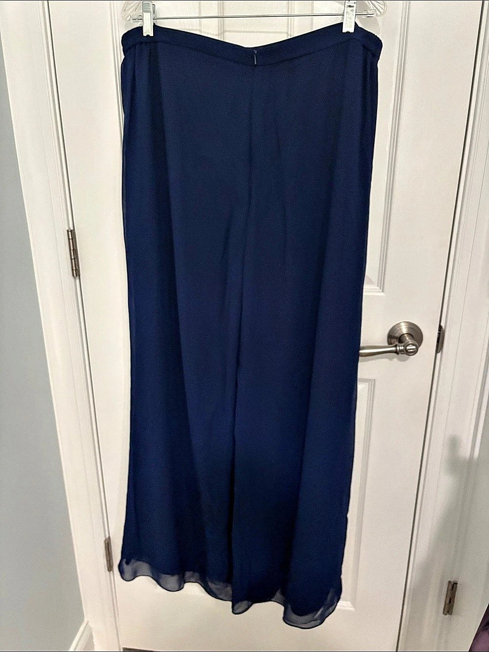 Emma Street chiffon flowing Pants in Blue Size 18 New